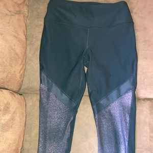 Black with pink sparkles down the legs, 90 degrees by reflex